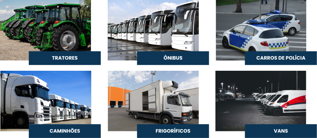 VEÍCULOS MONITORADOS POR SISTEMA DE SEGURANÇA E CAMERAS